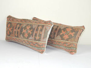 Rug Pillow Cover Set of 2 | 10'' x 22''