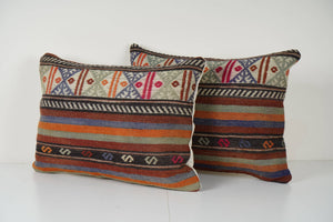 Kilim Pillow Cover Set of 2 | 18'' x 24''