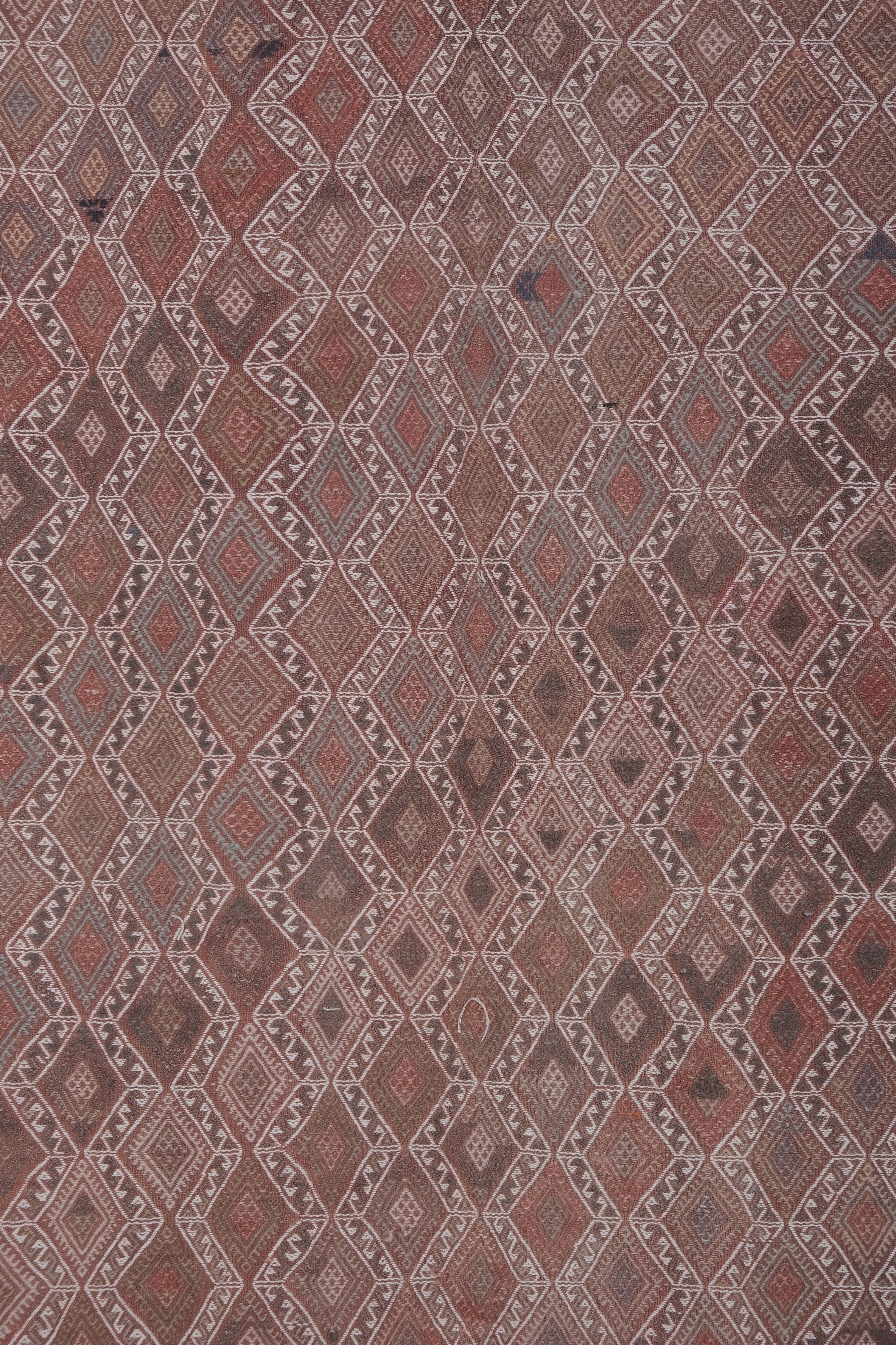 Vintage Turkish Kilim Rug 4'6'' x 7'8''