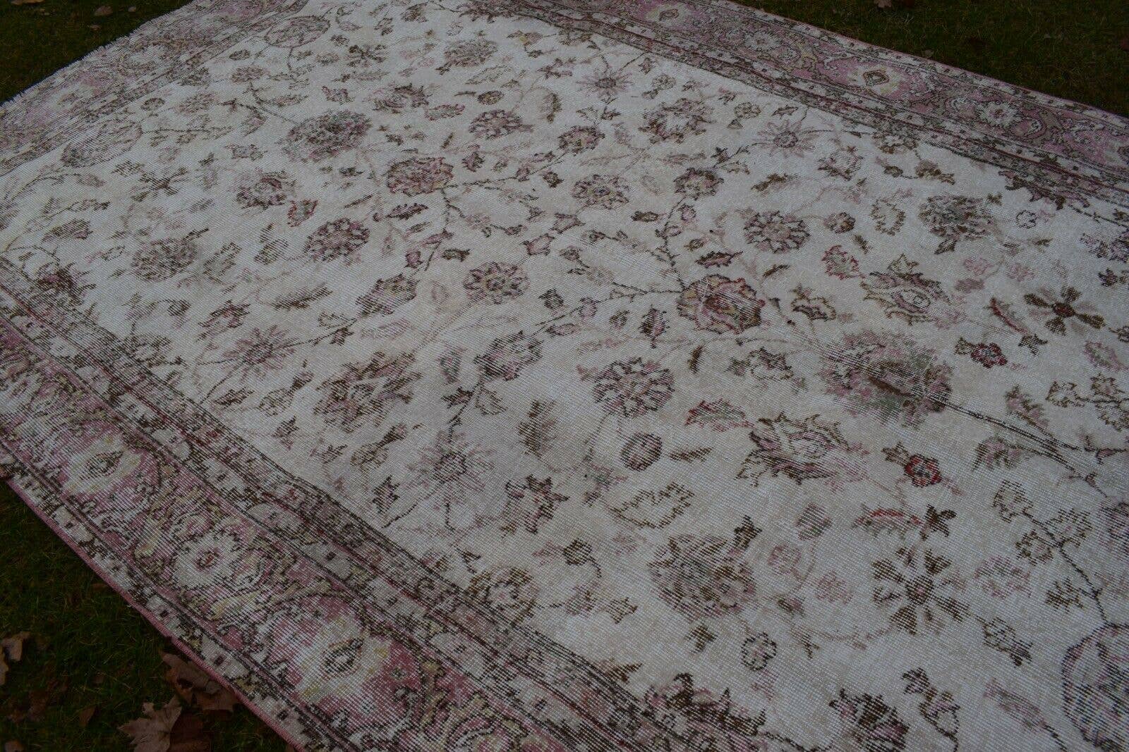 Vintage Oushak Rug 6'5'' x 10'