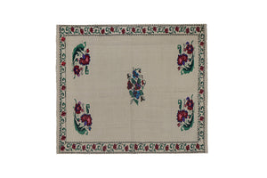 Vintage Turkish Kilim Rug 5'5'' x 6'5''