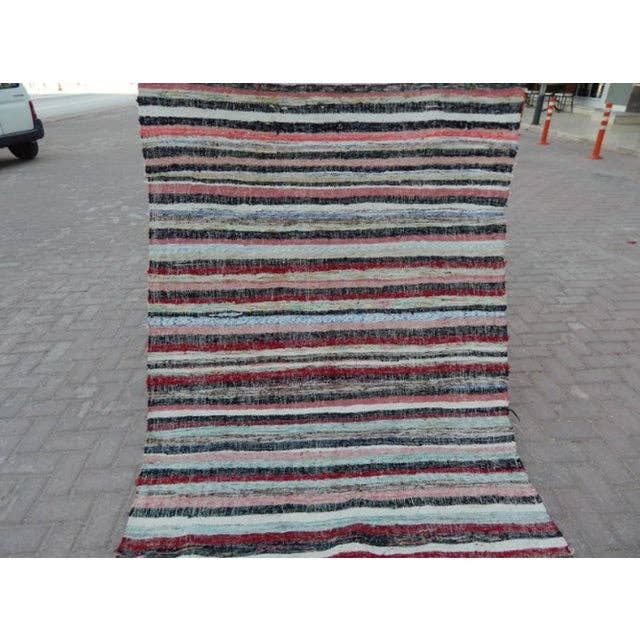 Vintage Turkish Anatolian Rug 4'3'' x 9'3''