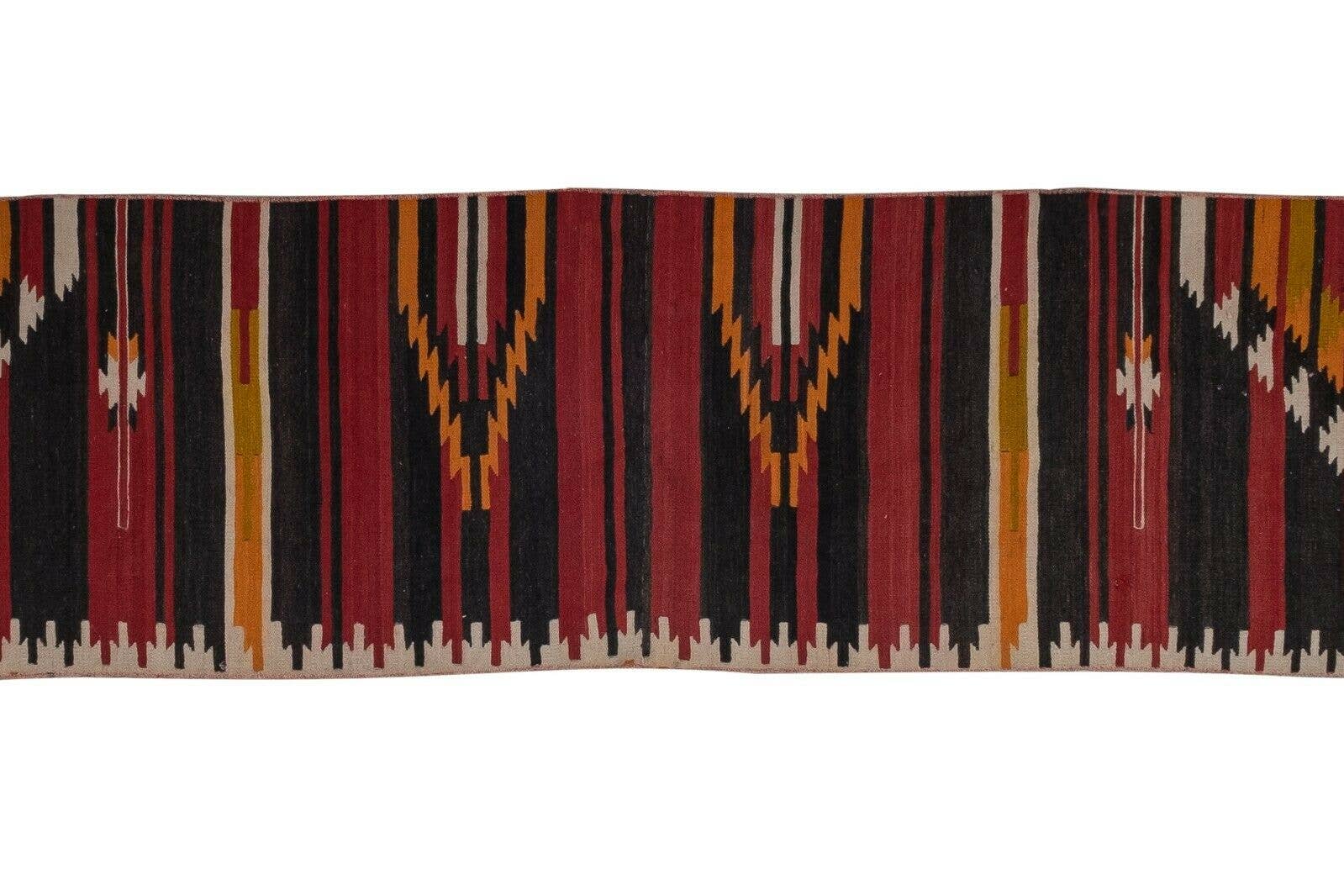 Vintage Sivas Kilim Runner 2' x 14'8''