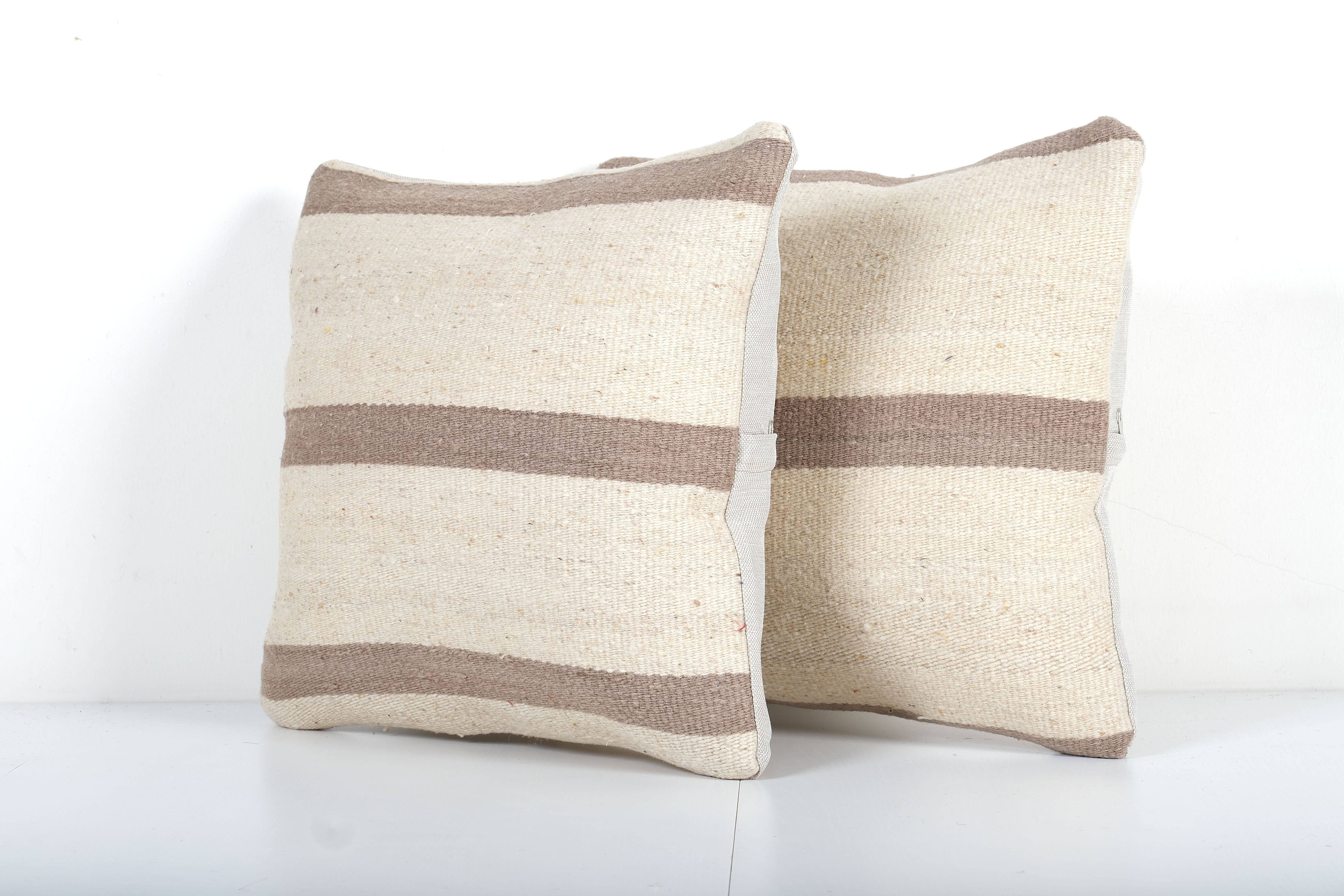 Kilim Pillow Cover Set of 2 | 16'' x 16''