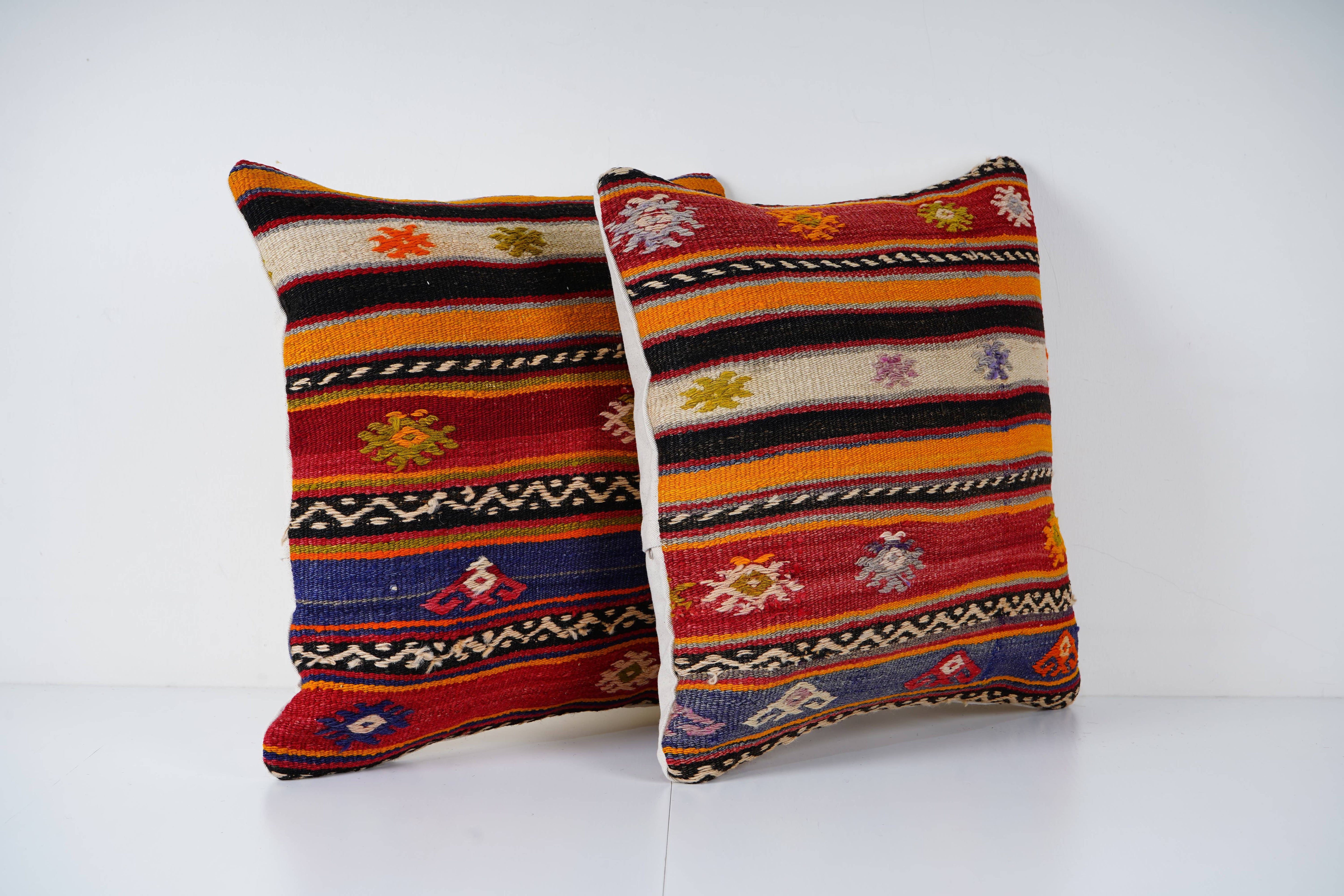 Kilim Pillow Cover Set of 2 | 20'' x 20''