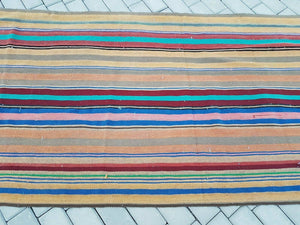 Vintage Turkish Kilim Runner 3'5'' x 8'8''