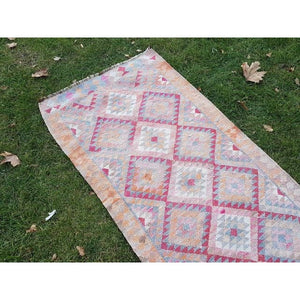 Vintage Herki Kilim Runner 2'8'' x 9'10''