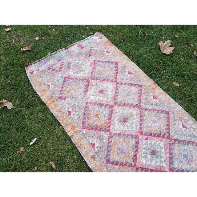 Vintage Herki Kilim Runner 2'8'' x 9'10''