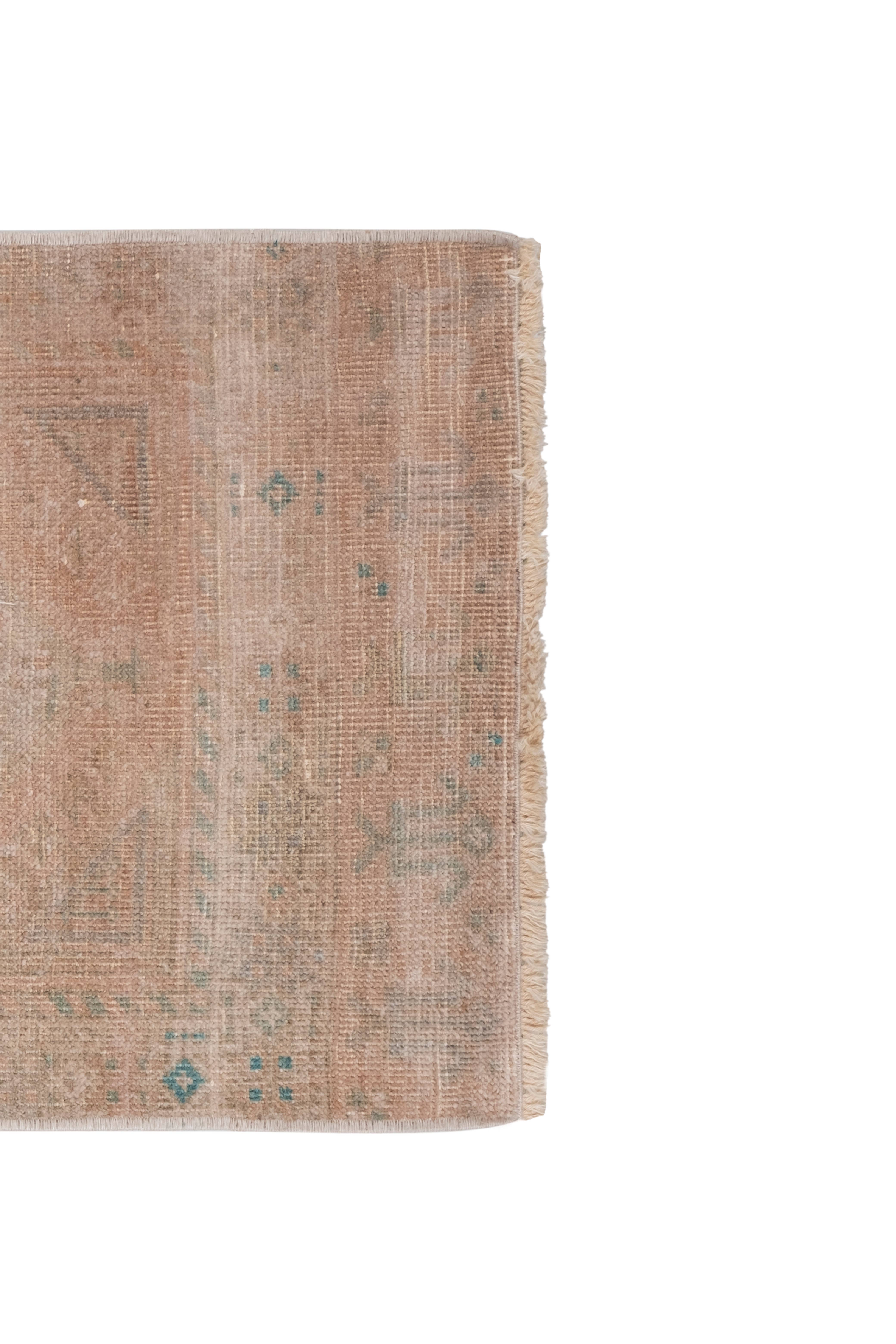 Vintage Turkish Rug 22'' x 48''