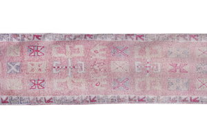 Vintage Herki Runner Rug 2'10'' x 9'9''