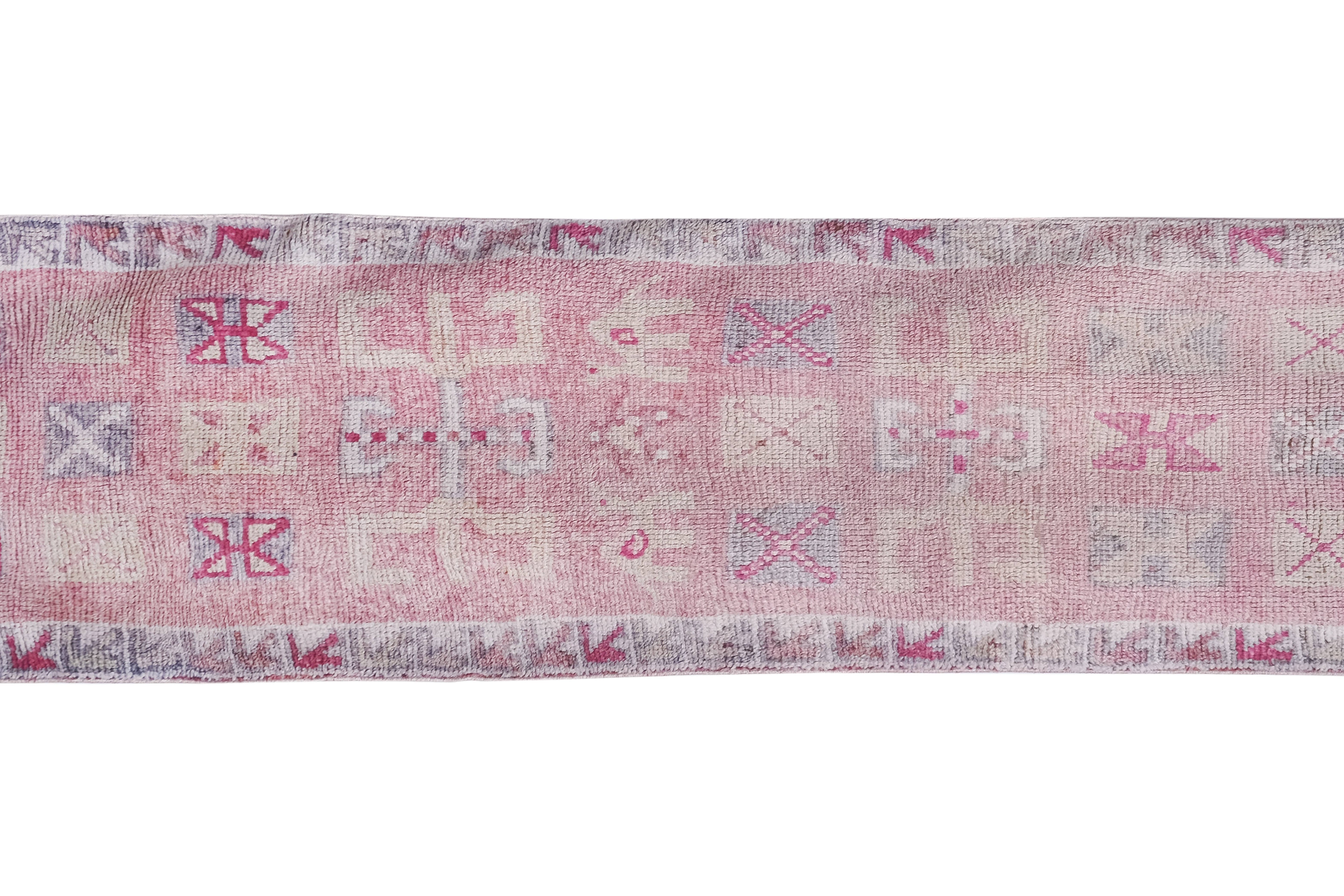 Vintage Herki Runner Rug 2'10'' x 9'9''