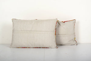 Kilim Pillow Cover Set of 2 | 15'' x 22''