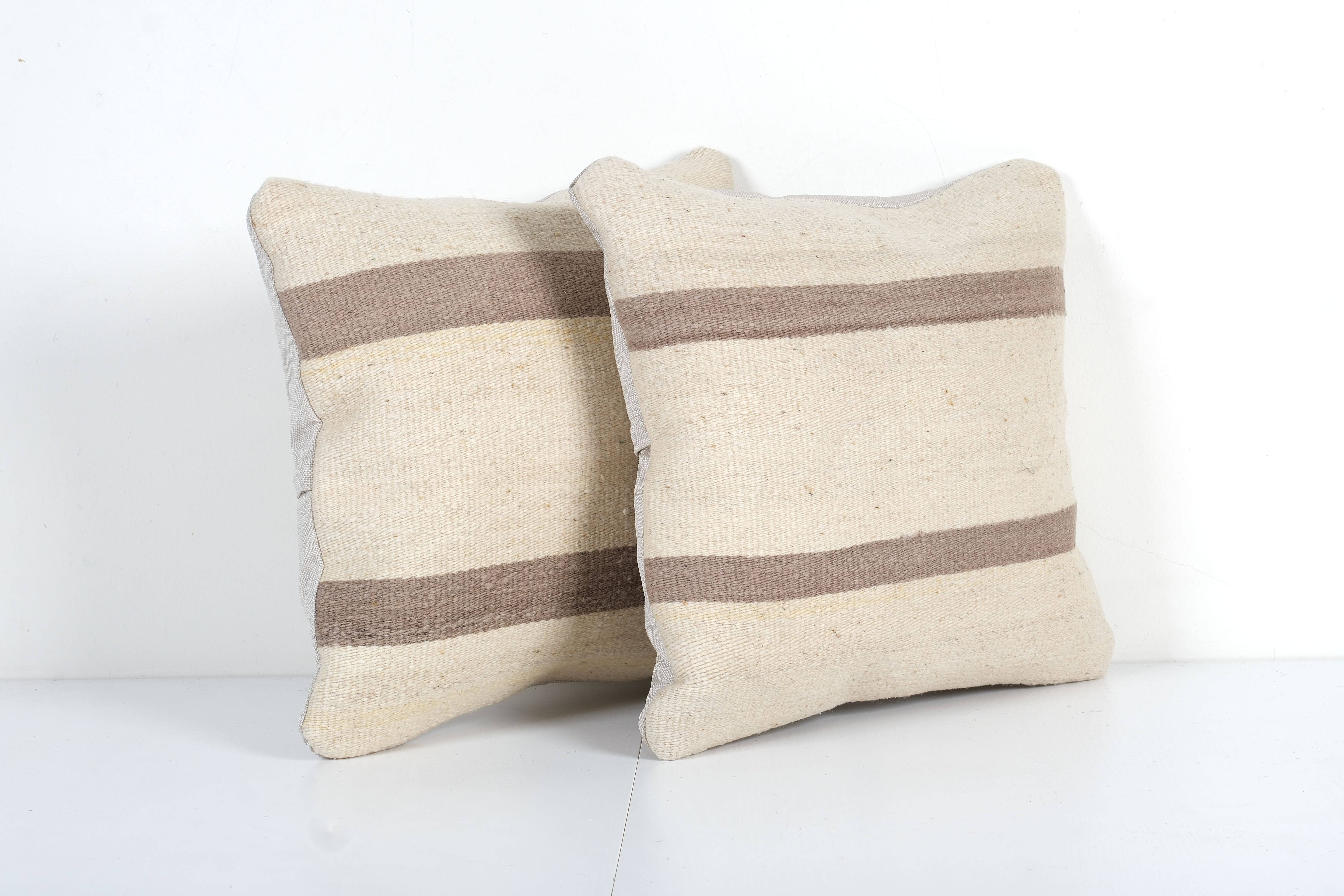 Kilim Pillow Cover Set of 2 | 16'' x 16''