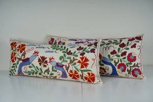 Suzani Bedding Pillow Cover Set of 2 | 16'' x 35''