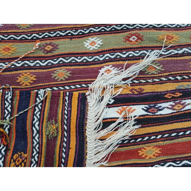 Vintage Turkish Kilim Rug 4'6'' x 7'2''