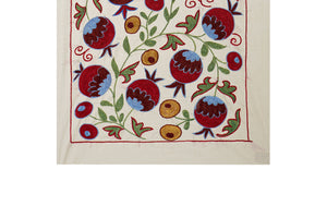 Peacock Suzani Wall Hanging & Tablecloth | 20'' x 36''