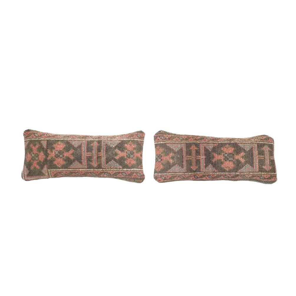 Rug Pillow Cover Set of 2 | 8'' x 20''
