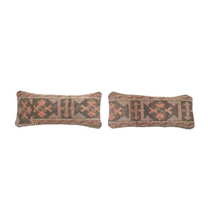 Rug Pillow Cover Set of 2 | 8'' x 20''