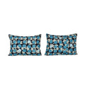 Uzbek Roller Printed Pillow Cover Set of 2 | 16'' x 24''
