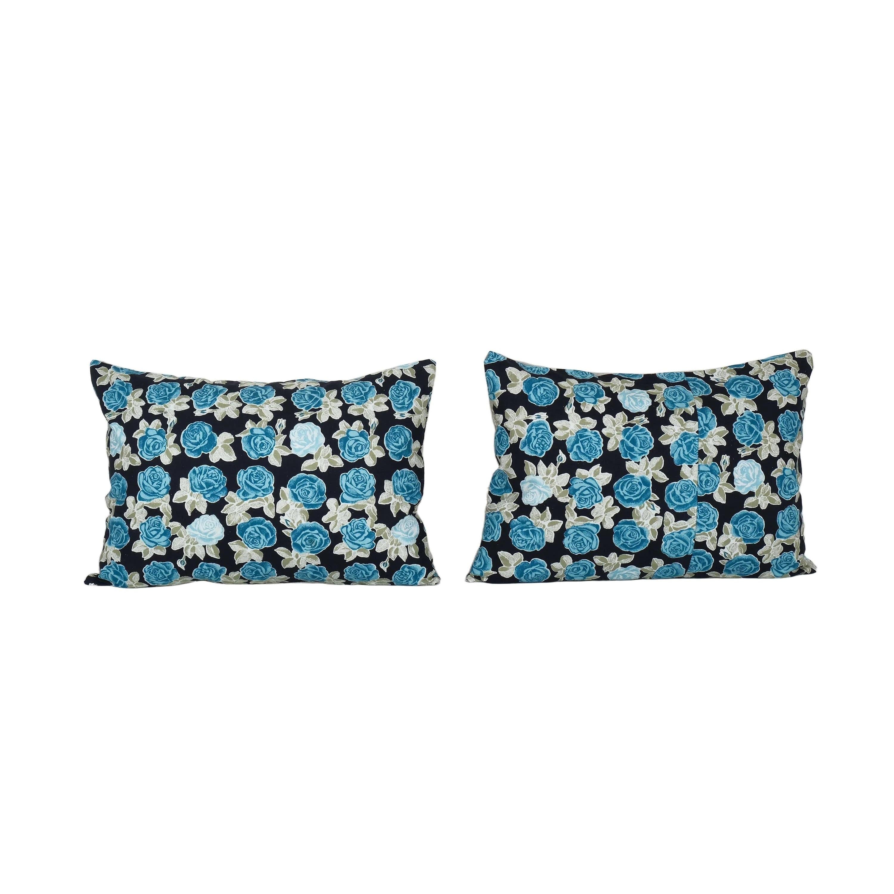 Uzbek Roller Printed Pillow Cover Set of 2 | 16'' x 24''