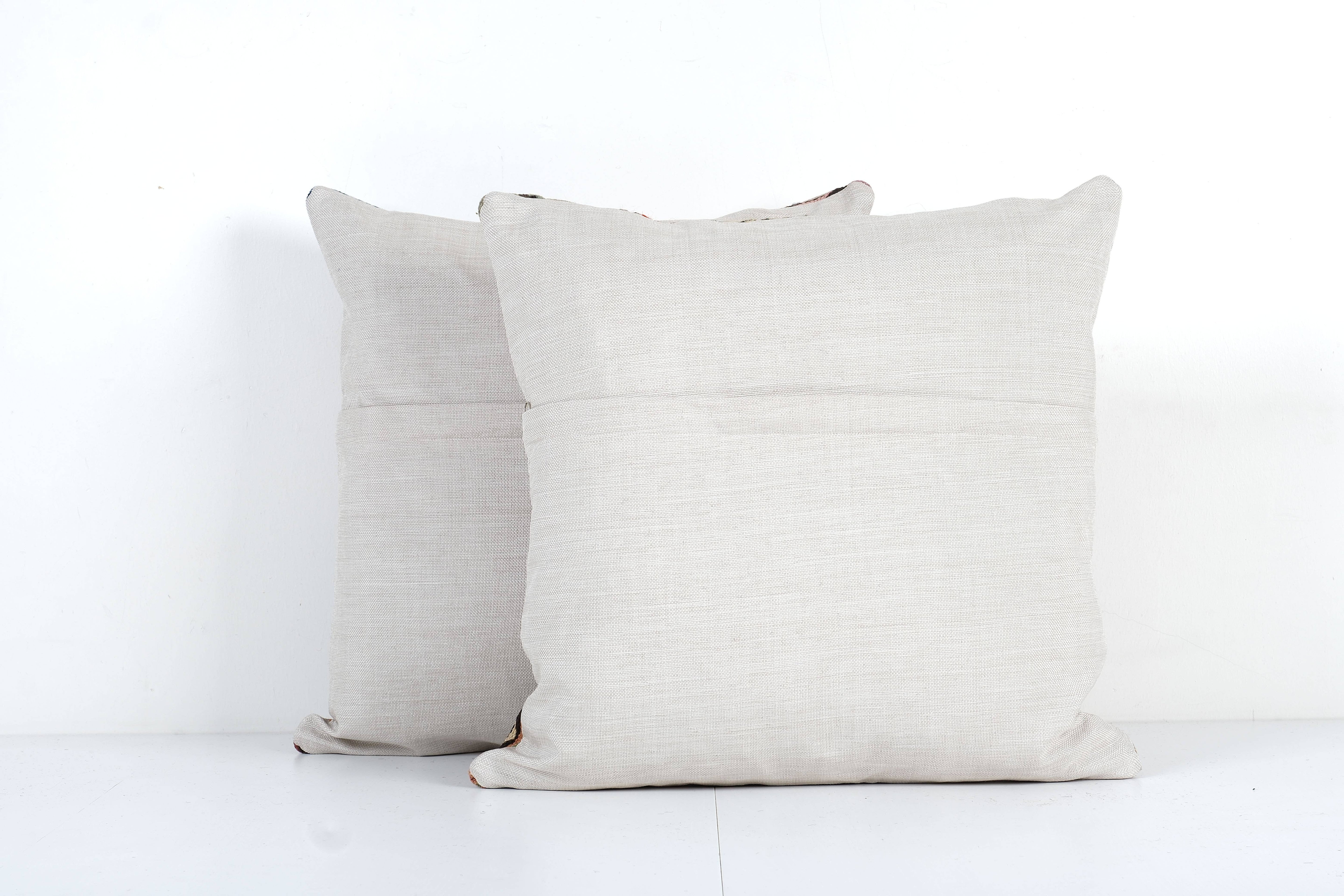 Rug Pillow Cover Set of 2 | 19'' x 19''