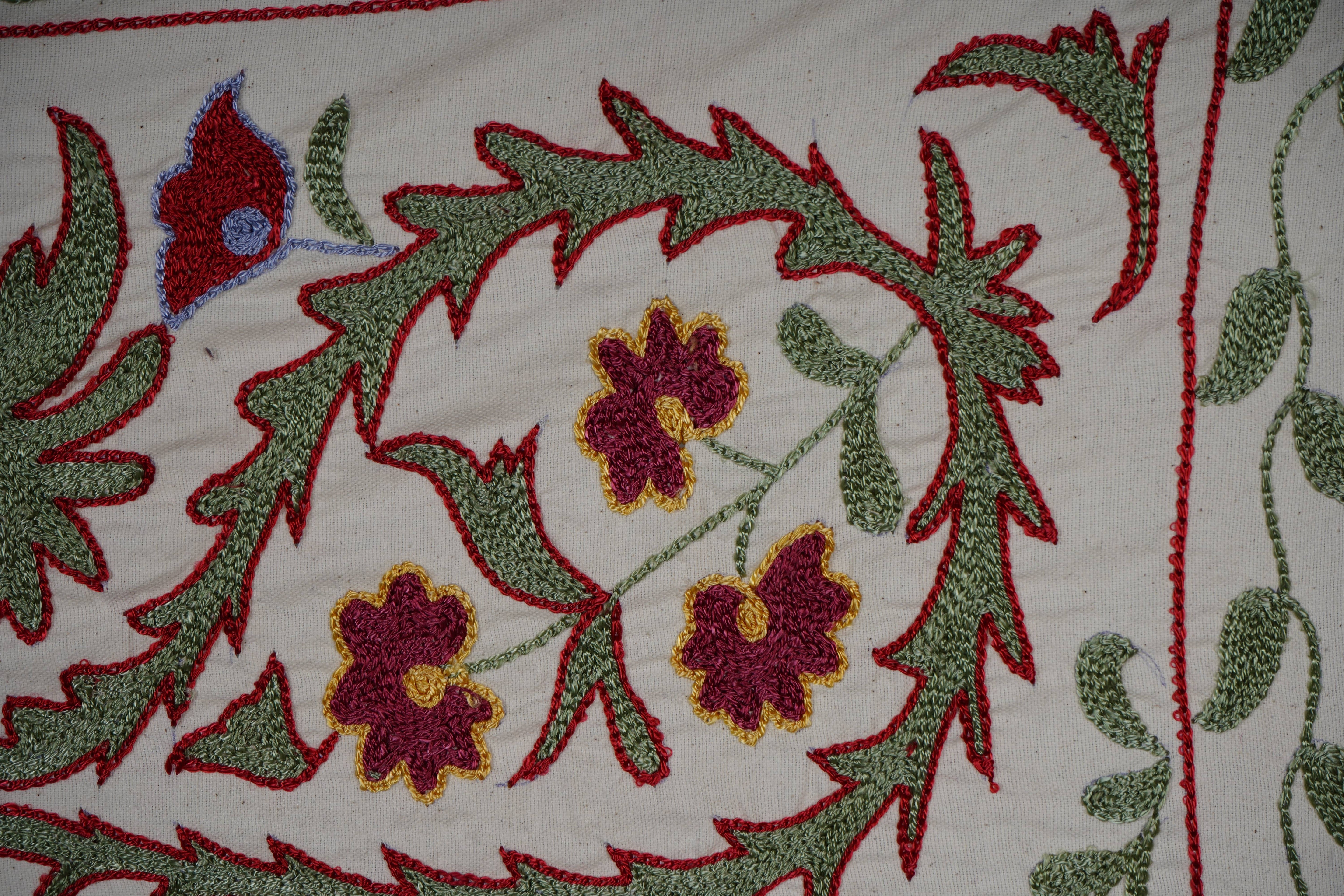 Suzani Wall Hanging & Bedspread | 1'6'' x 5'4''