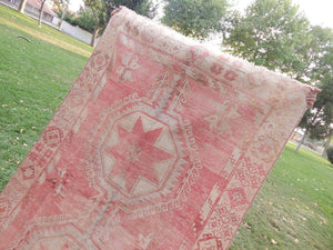 Vintage Oushak Rug 4'6'' x 12'8''