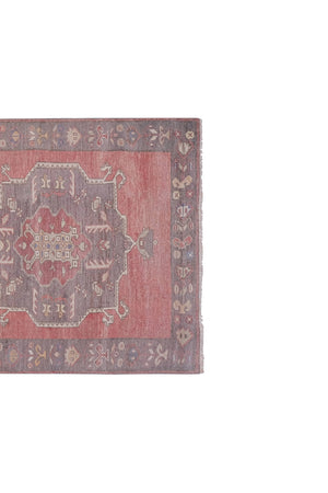 Vintage Turkish Karapinar Rug 4'9'' x 11'1''