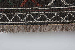 Vintage Turkish Soumac Kilim Rug 3'8'' x 6'3''