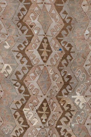 Vintage Turkish Anatolian Kilim Runner 2'10'' x 7'1''