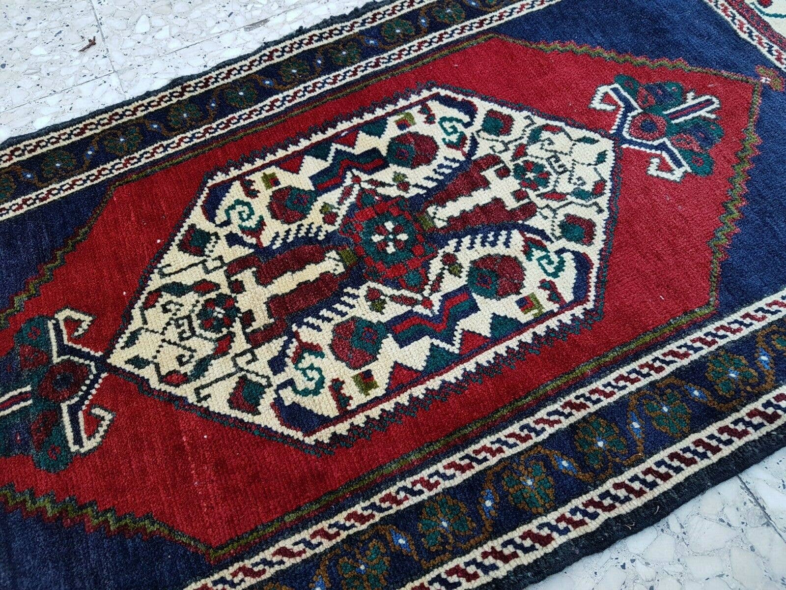 Vintage Yastik Rug 22'' x 49''