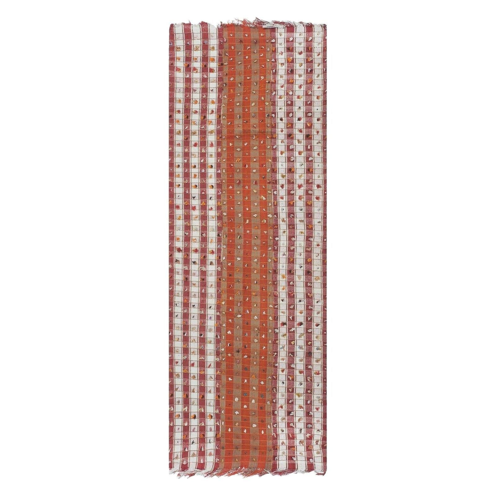 Vintage Turkish Kilim Rug 4'11'' x 13'5''