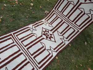 Vintage Herki Kilim Runner 2'7'' x 10'4''