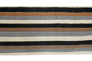 Vintage Turkish Kilim Runner 1'10'' x 25'3''