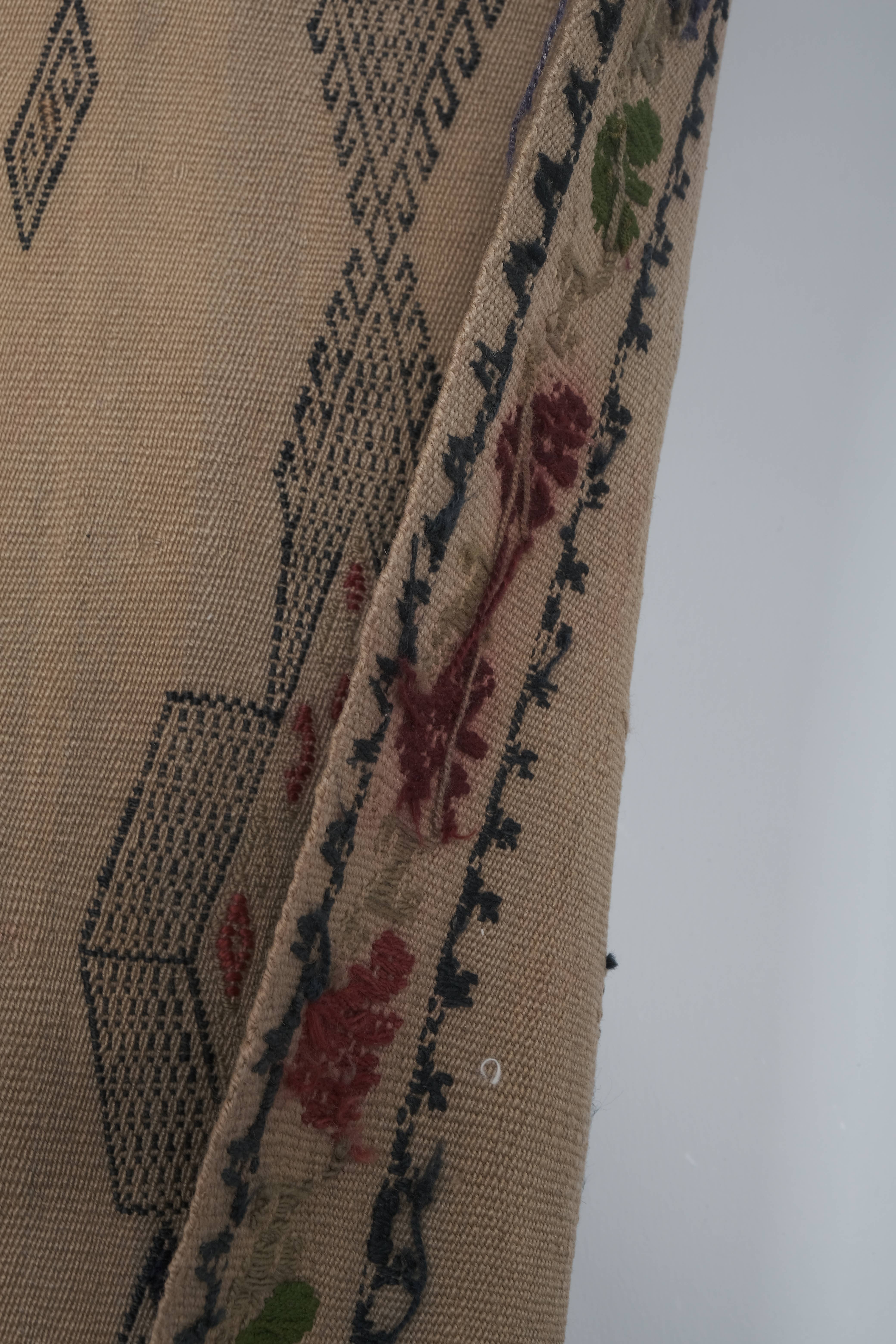 Vintage Turkish Kilim Runner 2'7'' x 13'4''
