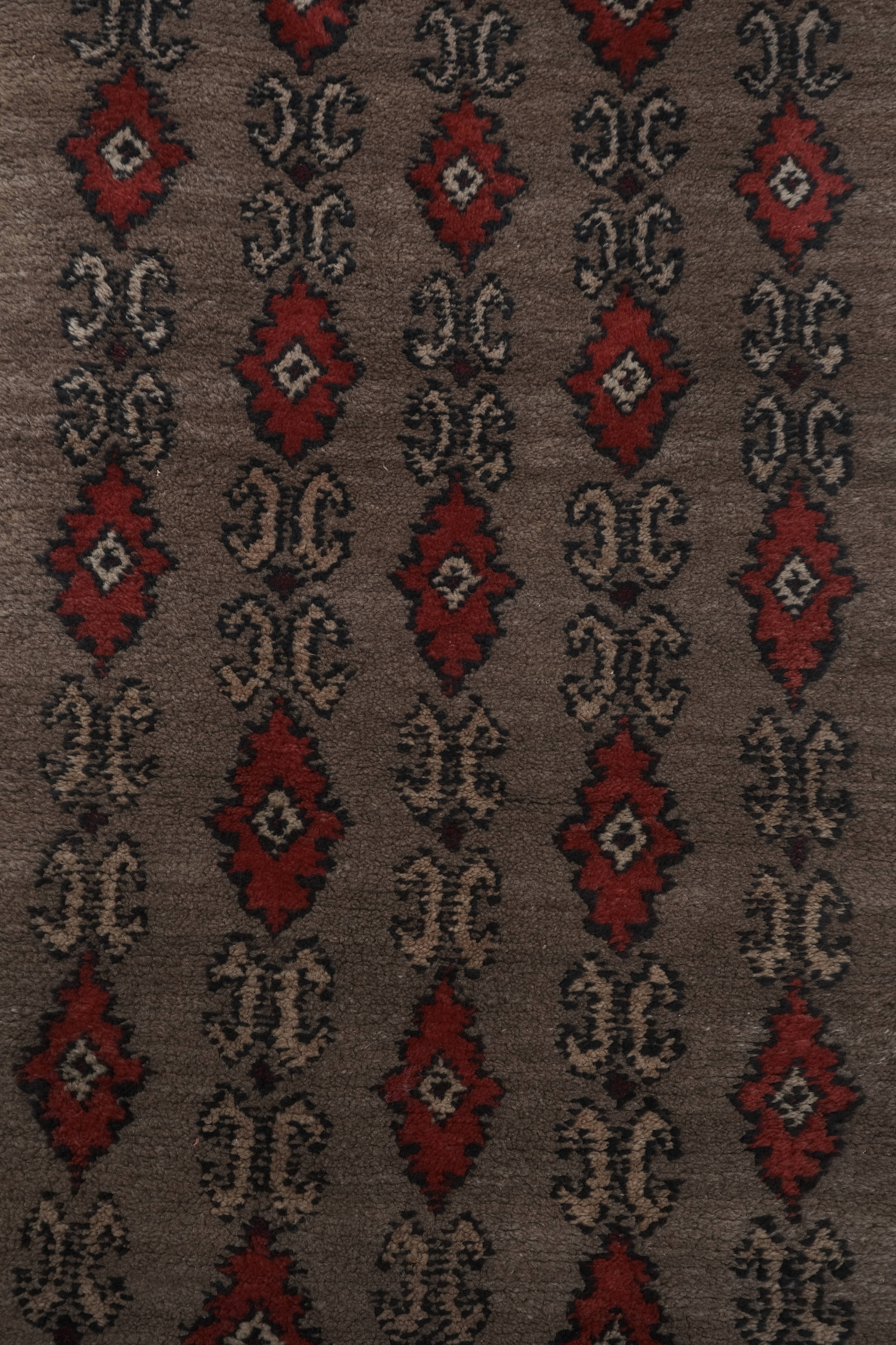 Vintage Turkish Tulu Rug 2'5'' x 7'4''
