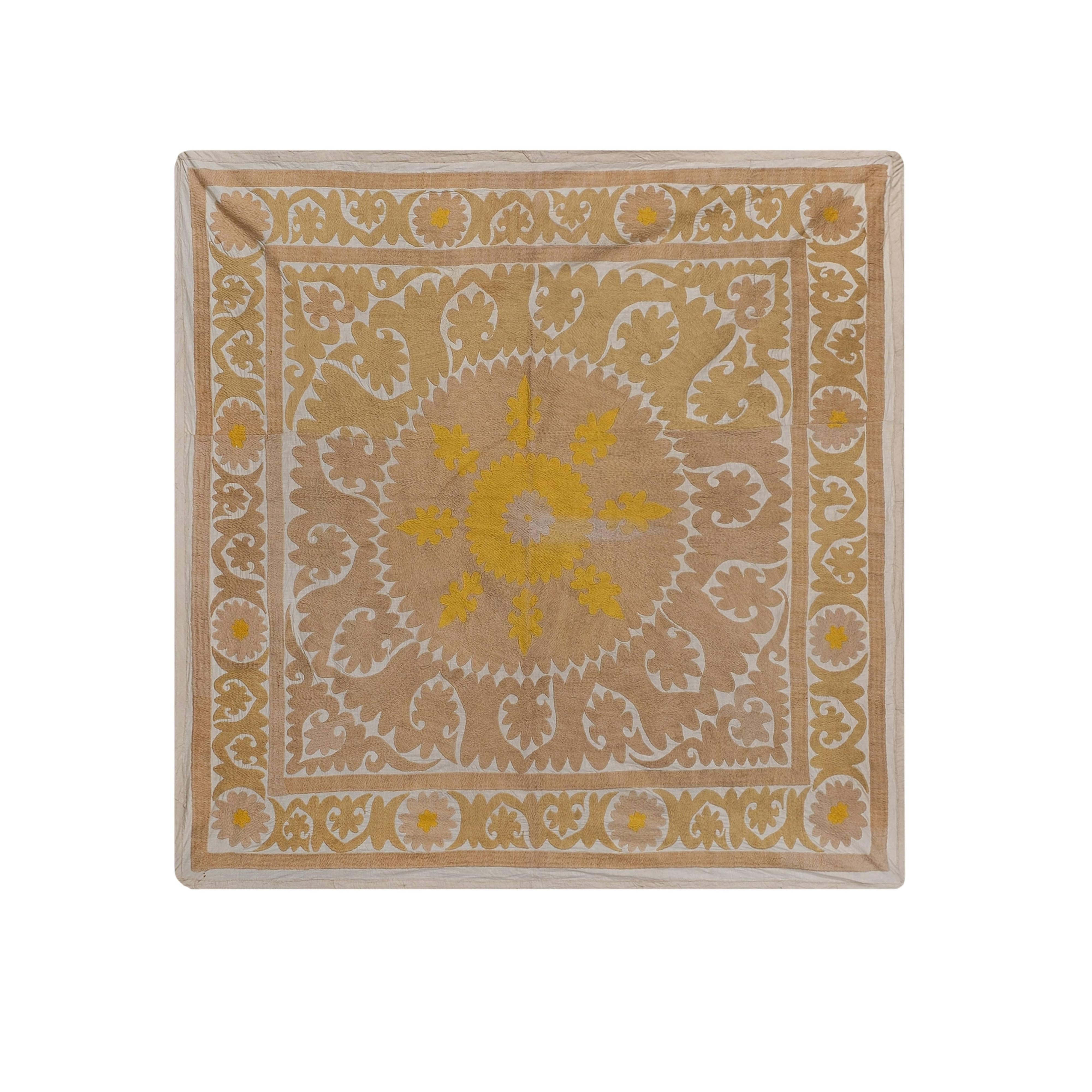 Suzani Wall Hanging & Bedspread | 5' x 5'