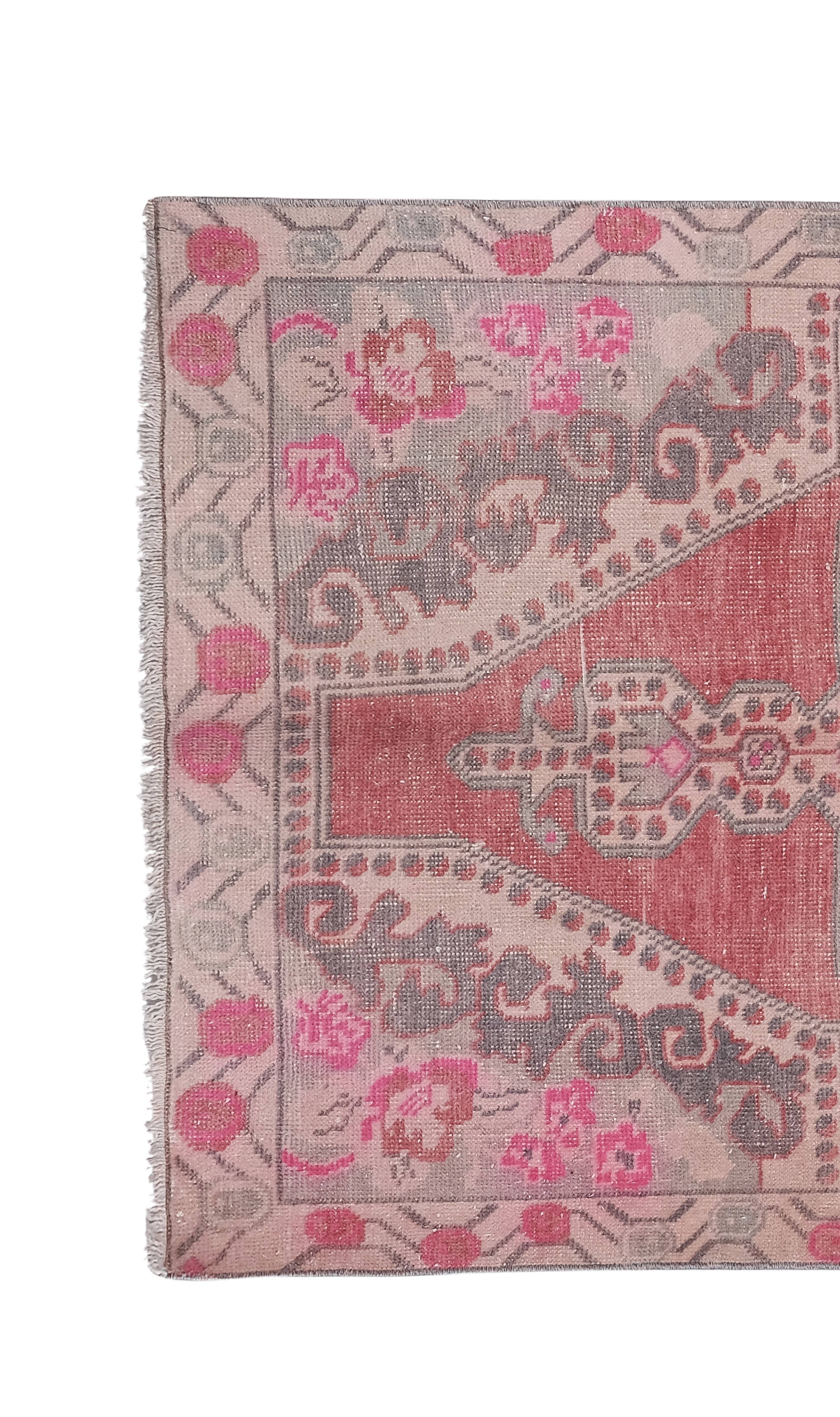 Vintage Turkish Rug 3'11'' x 7'7''