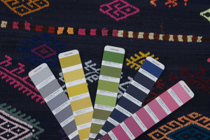 Vintage Kurdish Kilim Rug 5'7'' x 9'8''