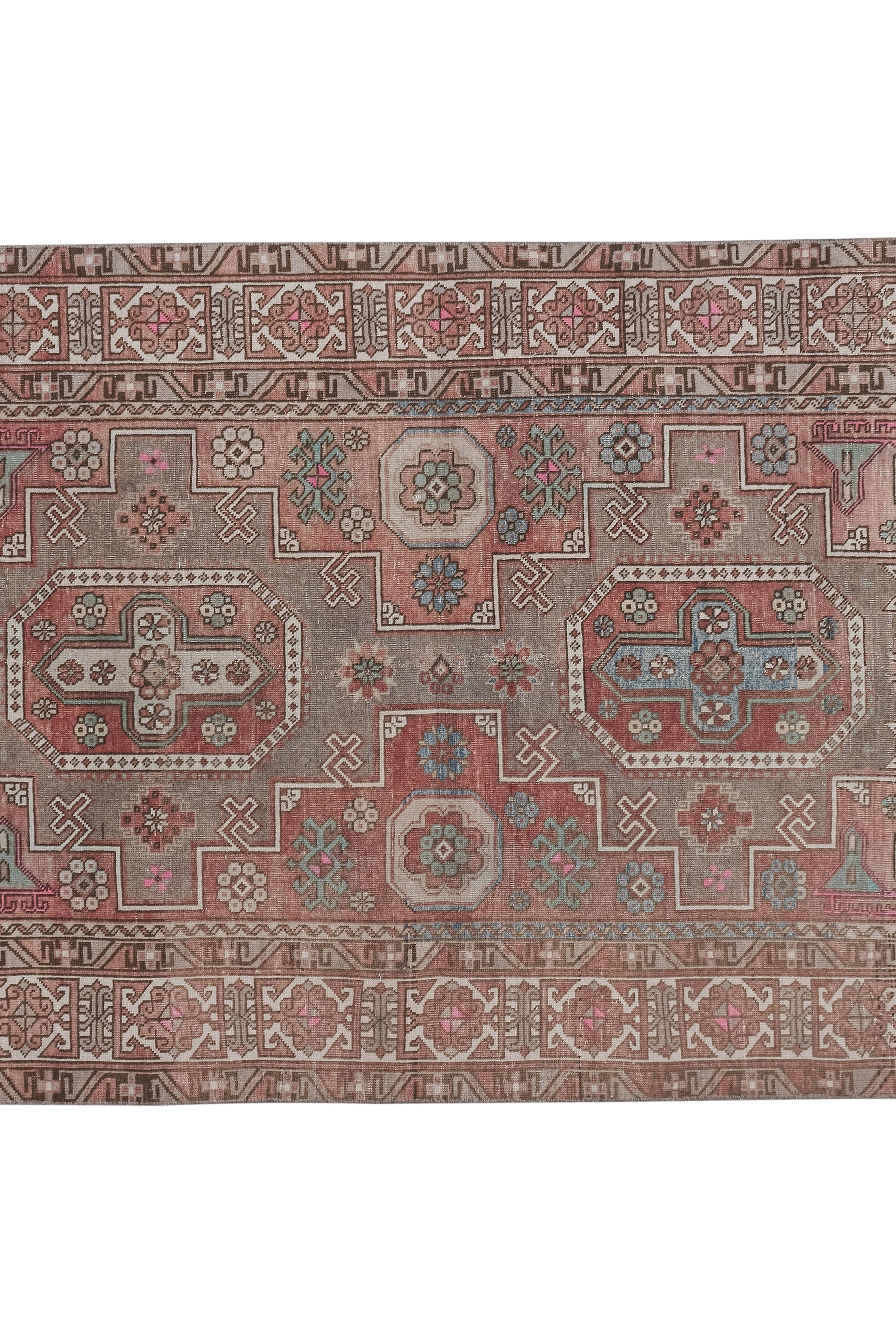 Vintage Caucasian Rug 4'6'' x 8'1''