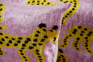 Silk Ikat Velvet Pillow Cover Set of 3 | 16'' x 24''