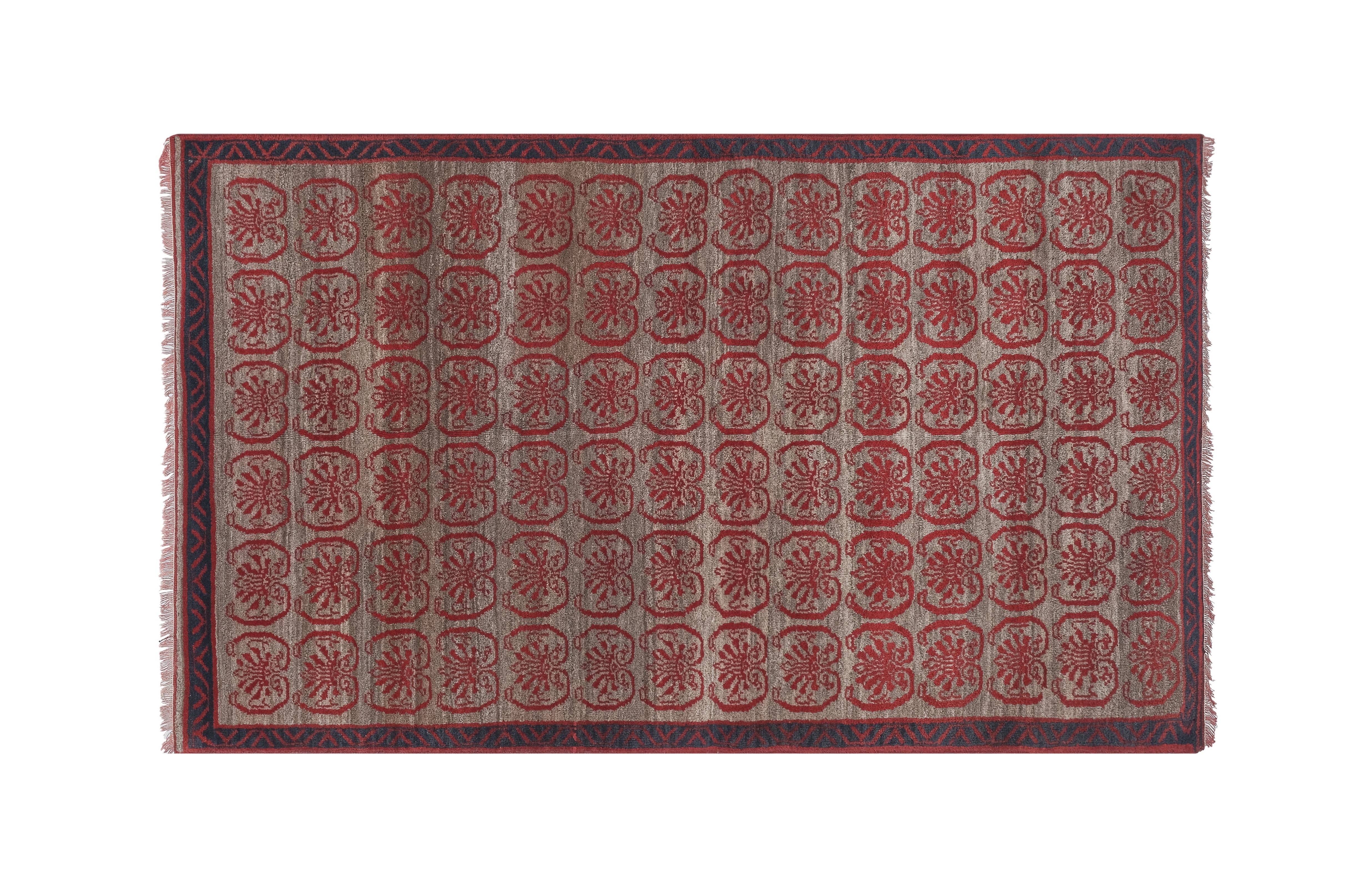 Vintage Turkish Shaggy Tulu Rug 21'' x 54''