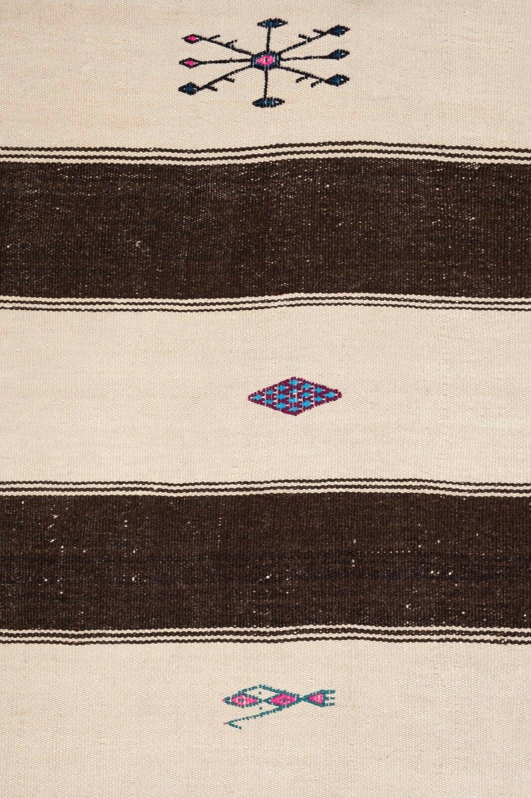 Vintage Turkish Kilim Rug 5'10'' x 11'4''
