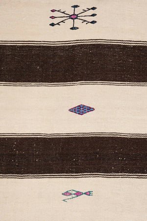 Vintage Turkish Kilim Rug 5'10'' x 11'4''