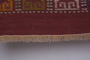 Vintage Turkish Kilim Rug 4'6'' x 6'8''