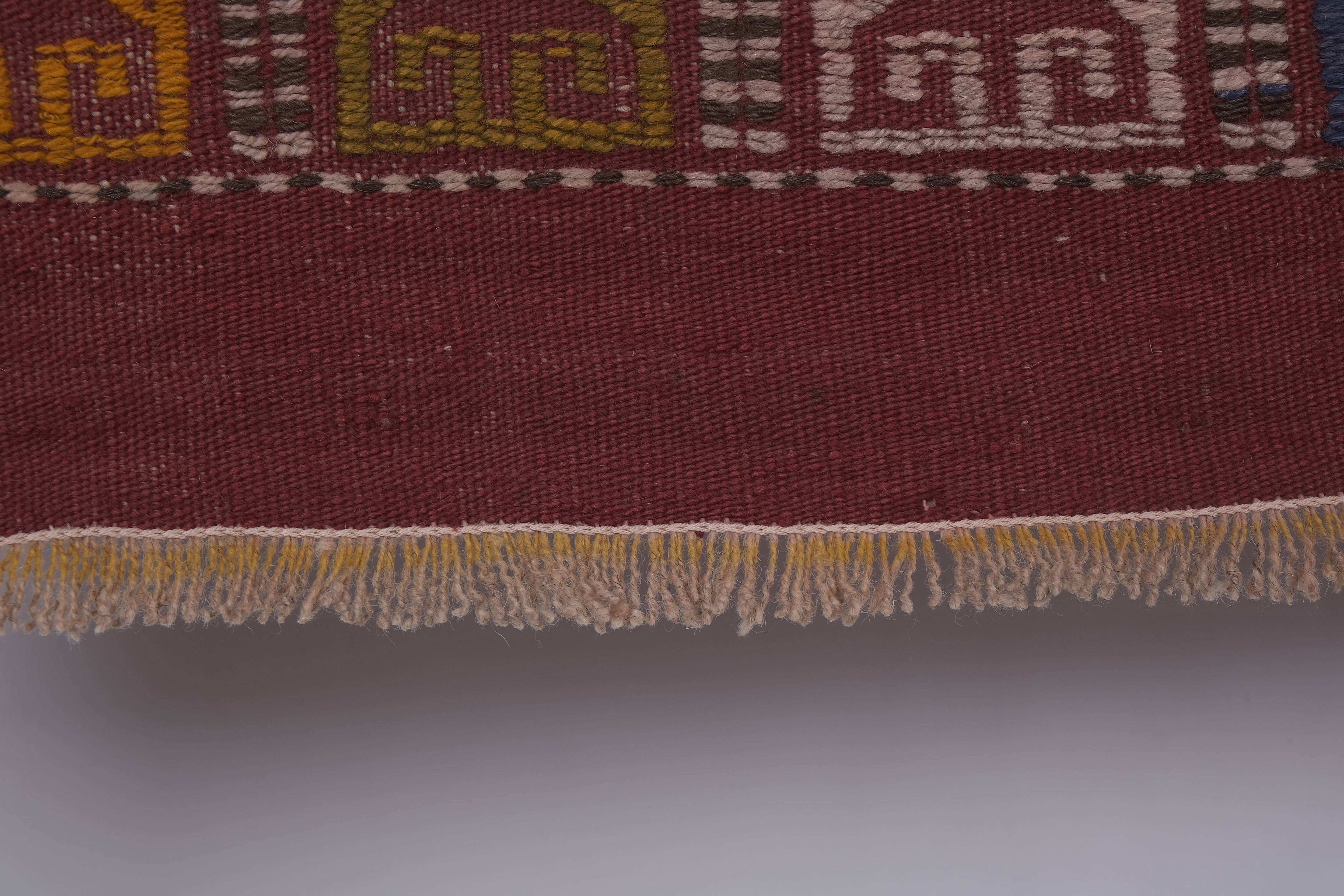 Vintage Turkish Kilim Rug 4'6'' x 6'8''