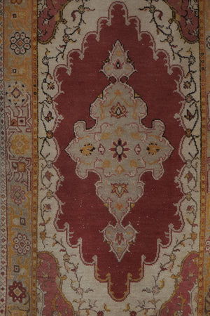 Vintage Oushak Rug 3'5'' x 7'9''