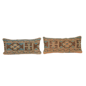 Rug Pillow Cover Set of 2 | 10'' x 22''