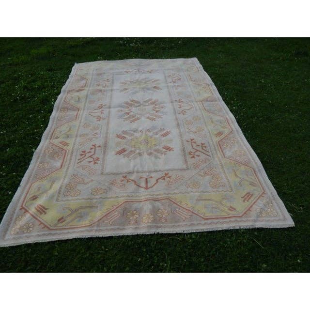 Vintage Oushak Rug 6'5'' x 9'5''