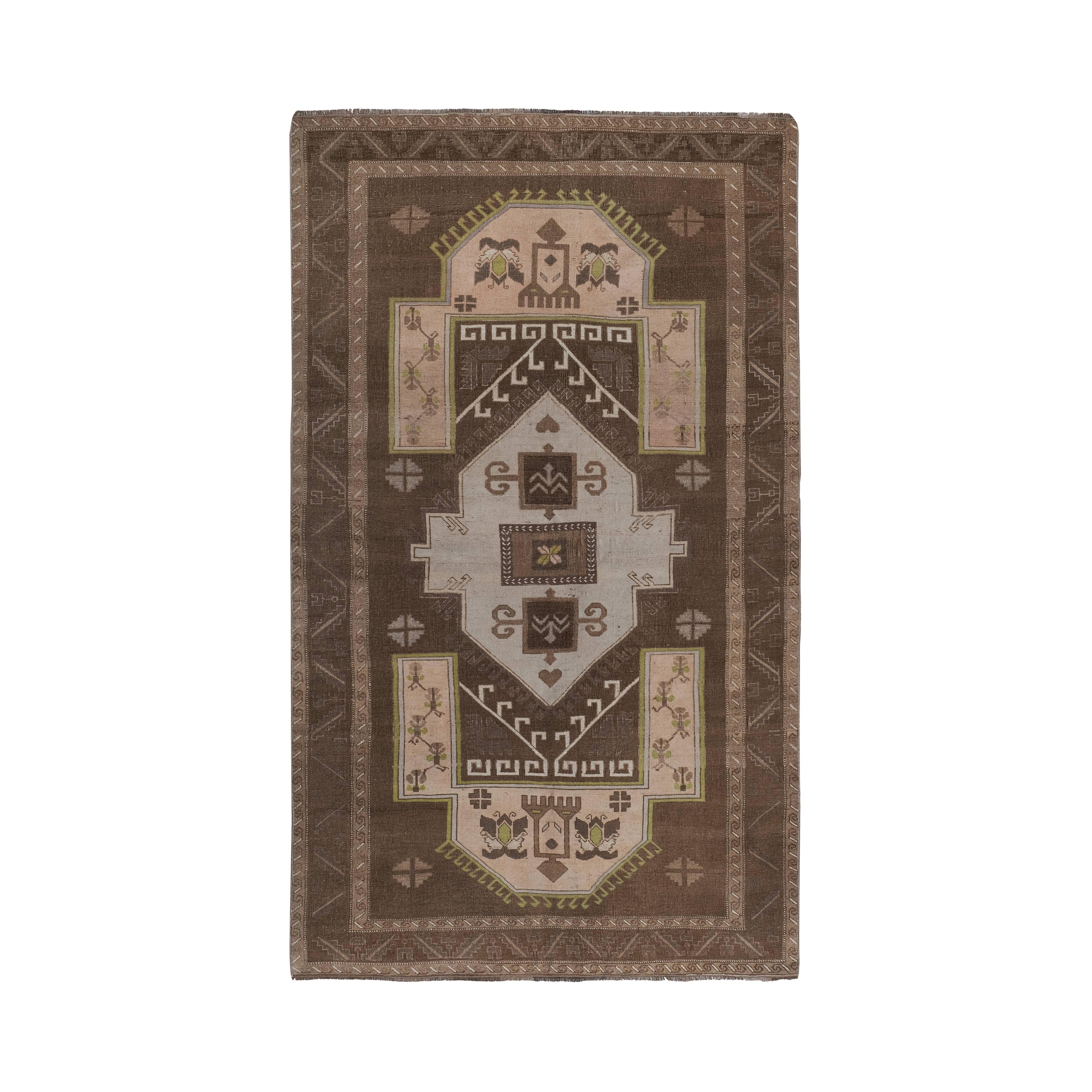 Vintage Turkish Kars Rug 5'10'' x 10'